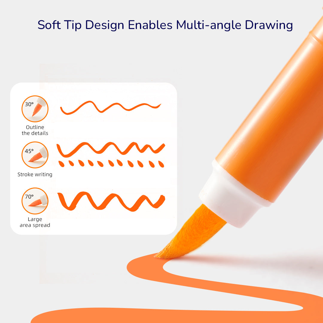 Straight Liquid Acrylic Markers 36 Colors