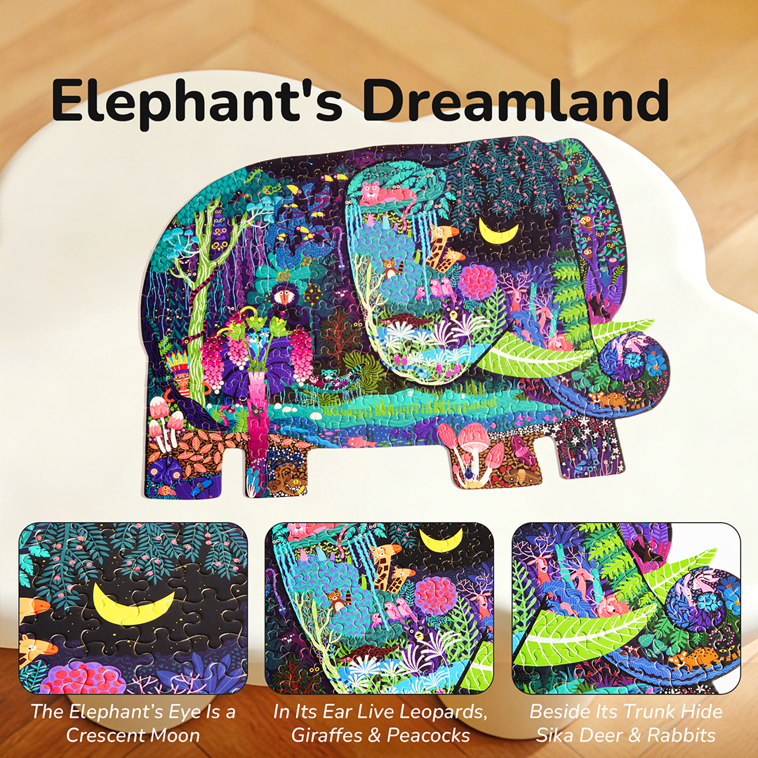 Shaped Artist Puzzle - Elephant Dream 280PCS