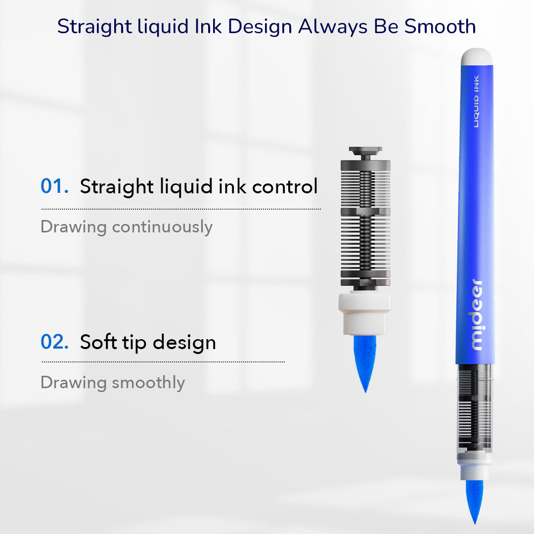 Straight Liquid Acrylic Markers 36 Colors