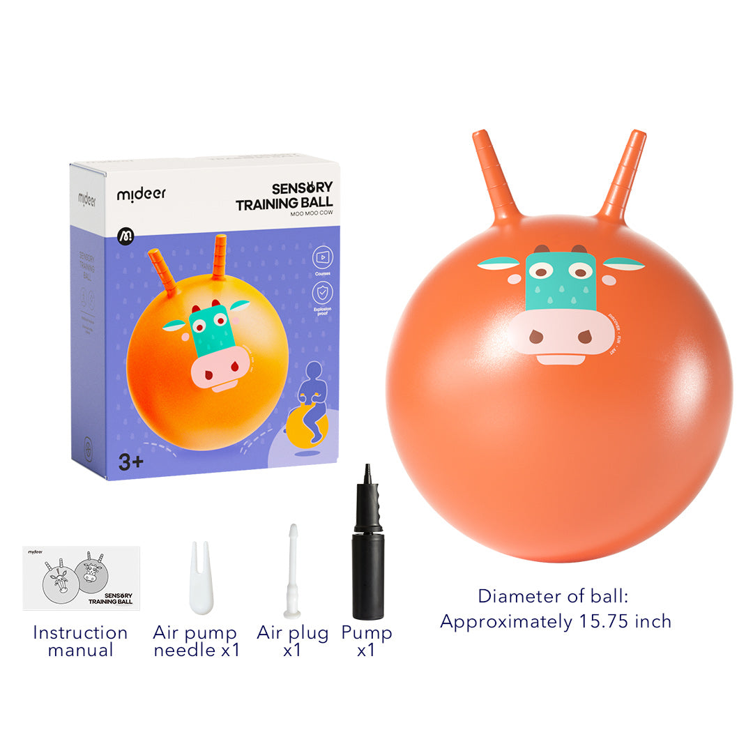 Sensory Training Bounce Ball: Moo Moo Cow
