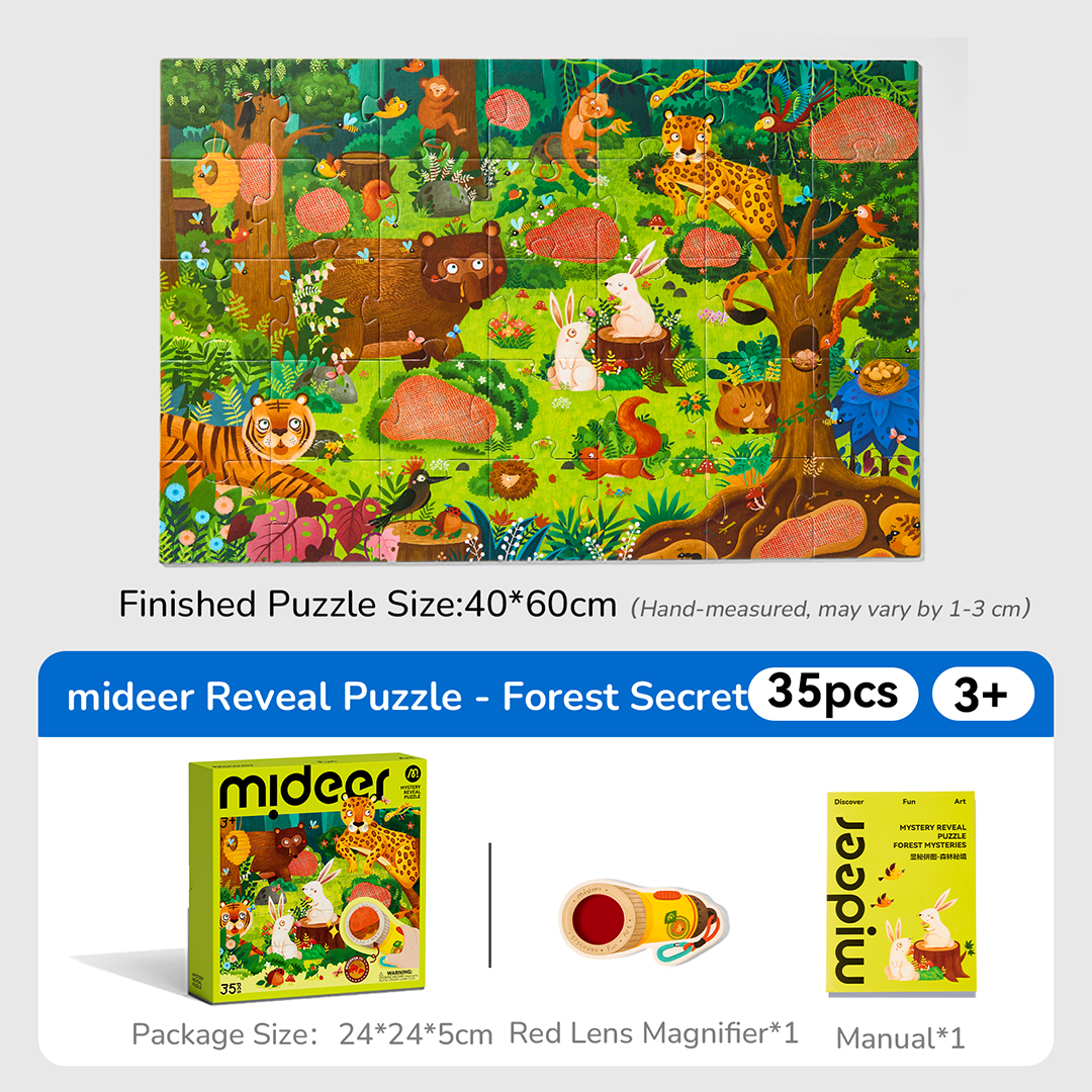 Mystery Reveal Puzzle - Forest Mysteries 35PCS