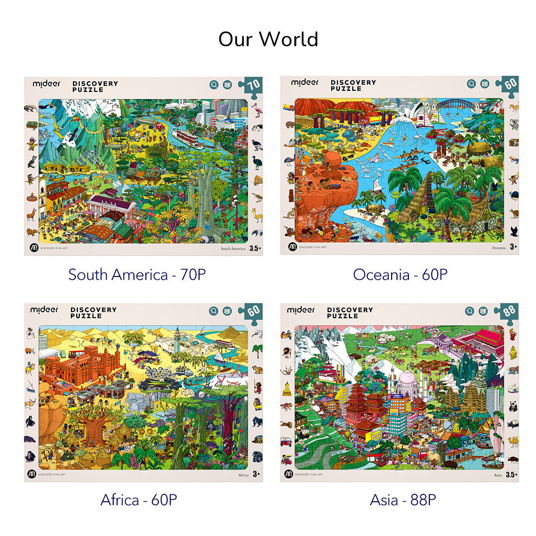 Discovery Puzzle Grande Mondo Piccolo Mondo: Oceania 60P