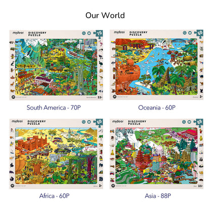 Discovery Puzzle Grande Mondo Piccolo Mondo: Oceania 60P