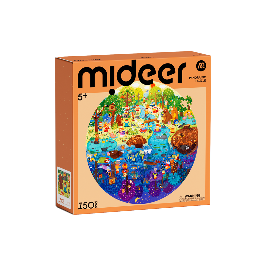 Panoramic Puzzle - A Day in the Forest 150PCS – mideerart