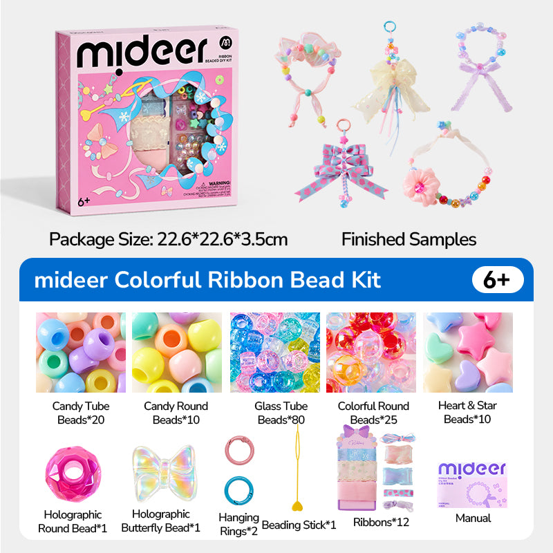 Ribbon beaded diy kit