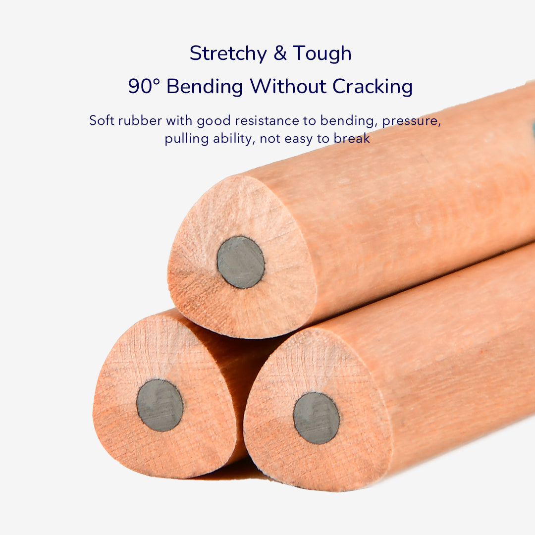 Matite triangolari spesse 2B 6P