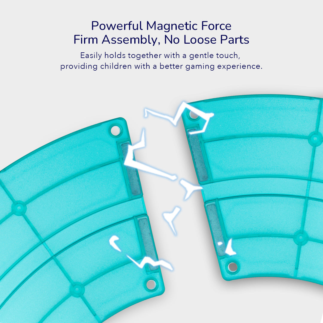Piastrelle magnetiche scanalate per pista da corsa 115P