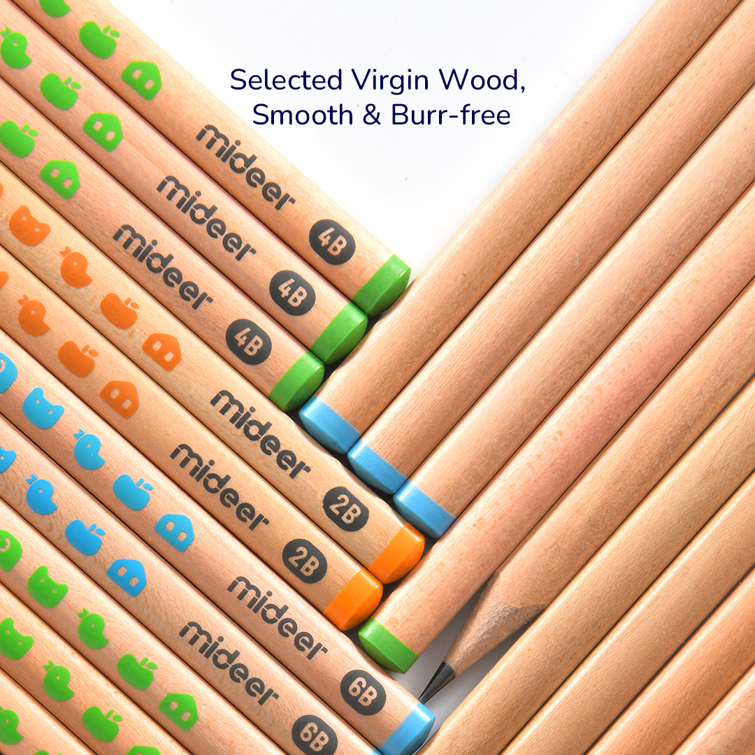 Matite triangolari spesse 6B 6P