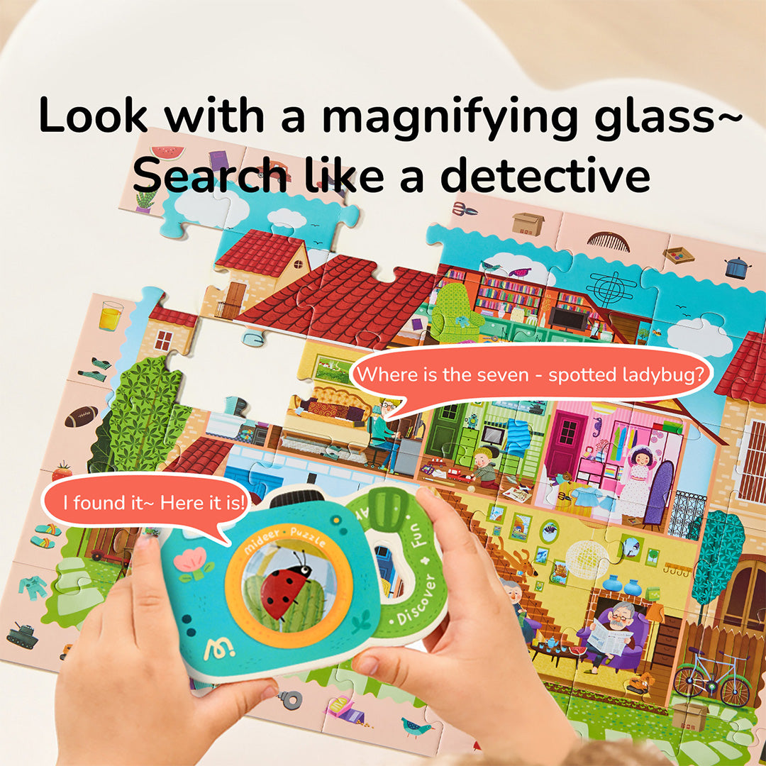 Build & Seek Puzzle - Space Treasure Hunt 42PCS