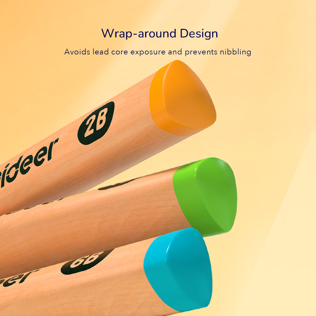 Matite triangolari spesse 4B 6P