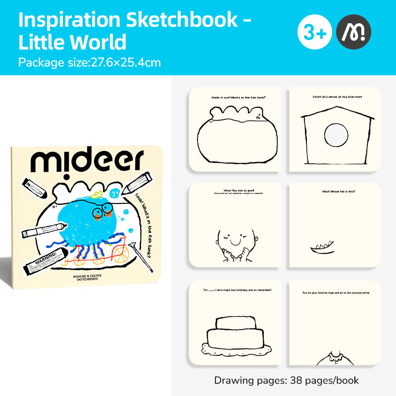 mideer Inspiration Sketchbook - Little World
