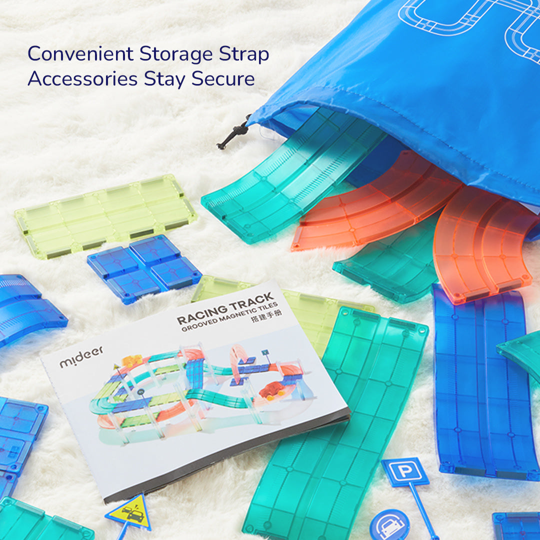 Piastrelle magnetiche scanalate per pista da corsa 115P