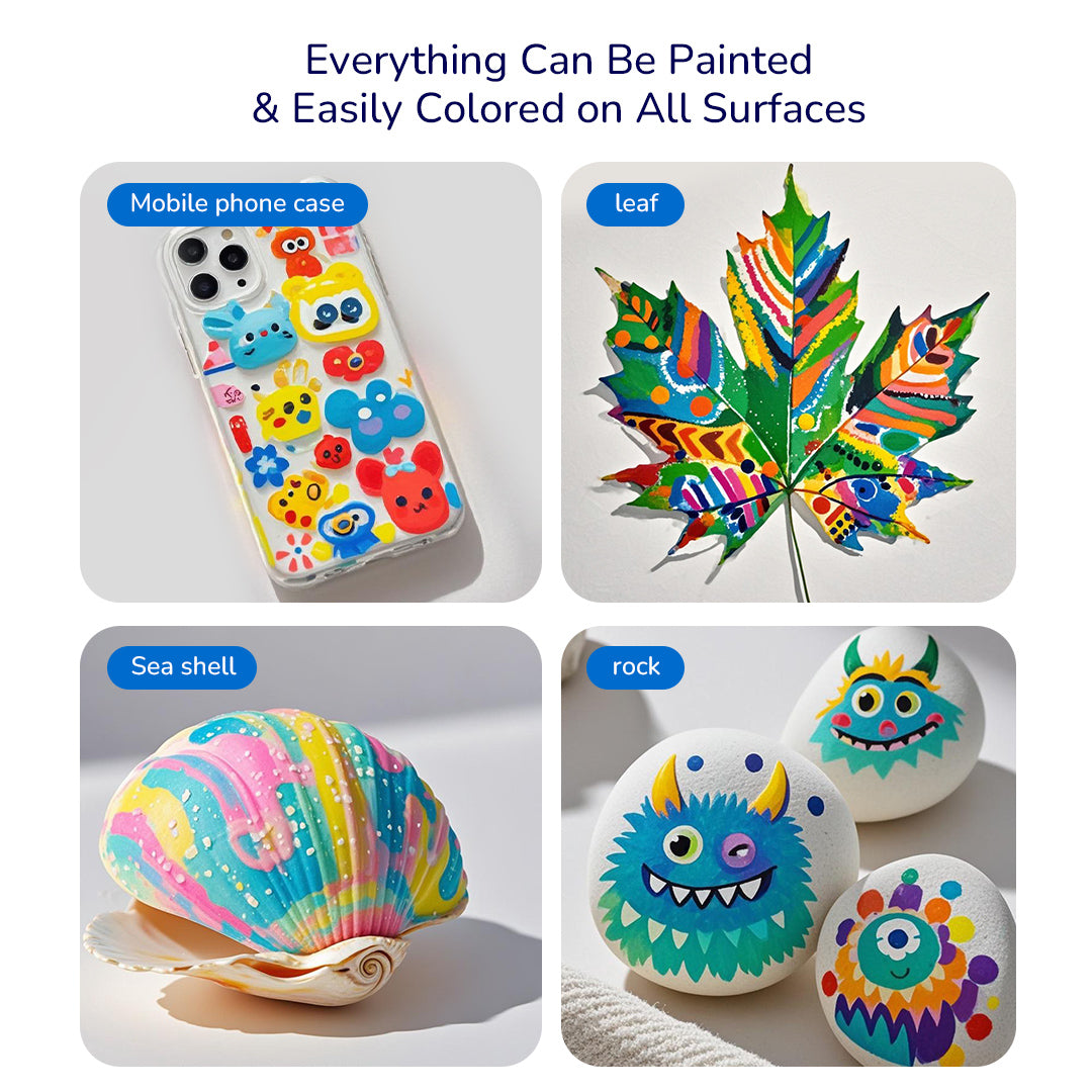 Straight Liquid Acrylic Markers 36 Colors