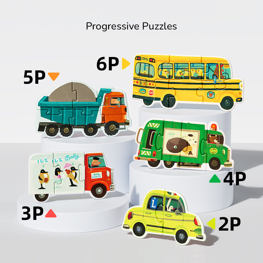 My First Artist Puzzle: Construction Vehicles
