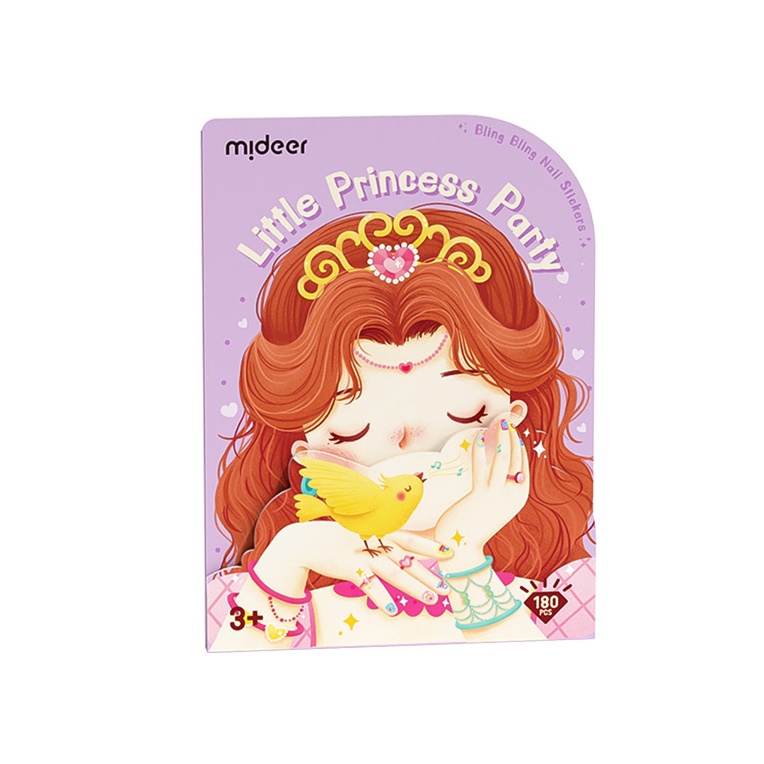 Adesivi per unghie Bling Bling: Festa della piccola principessa