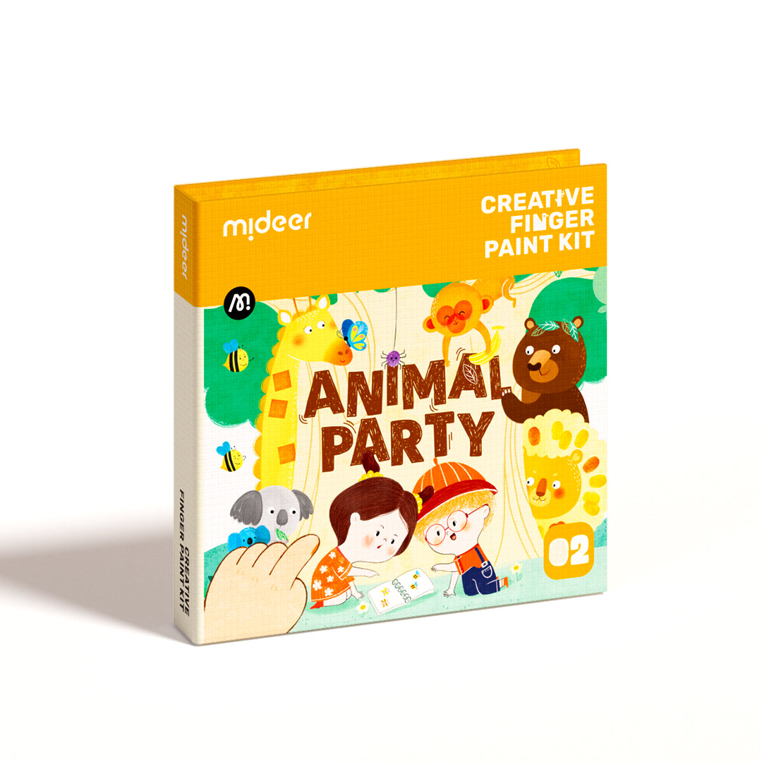Creative Finger Paint Kit: Animal Party