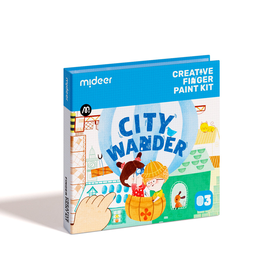 Creative Finger Paint Kit: City Wander