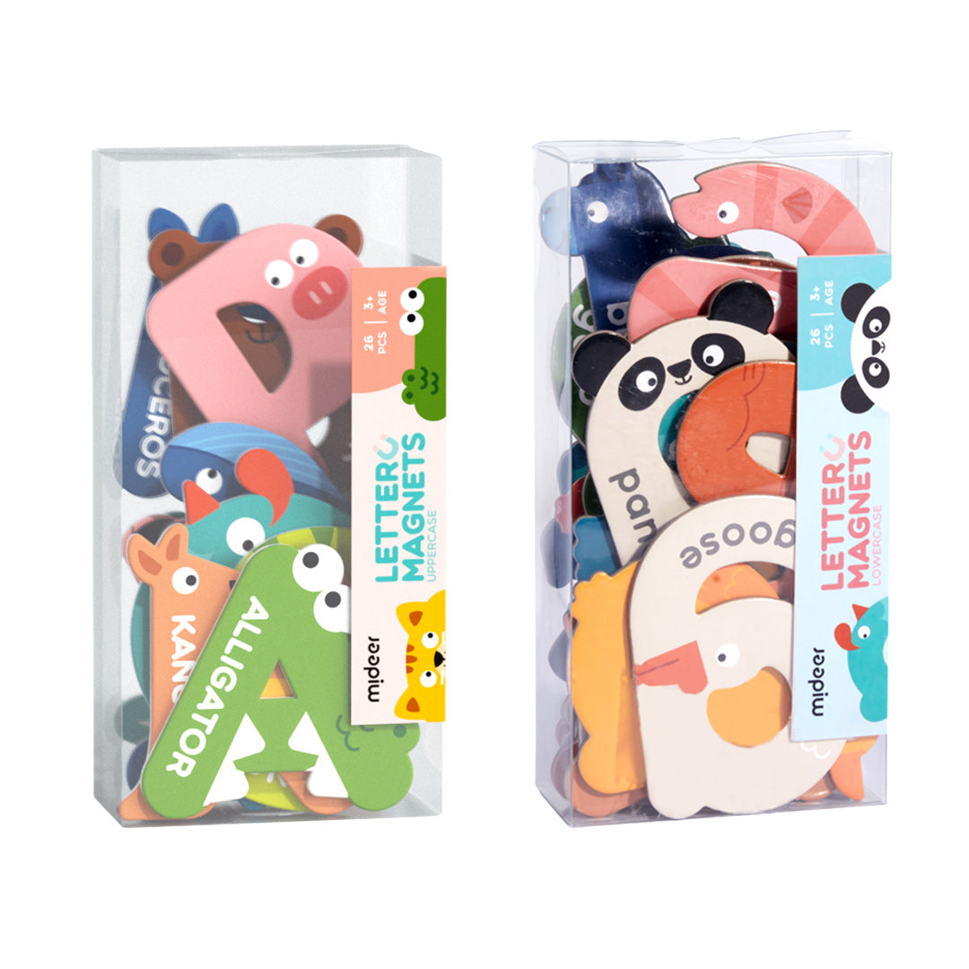 Uppercase & Lowercase Letter Magnets 52P