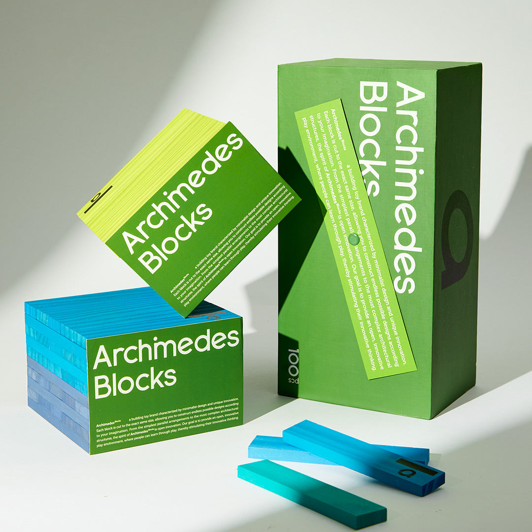 Archimedes Blocks Cool Colors 100P