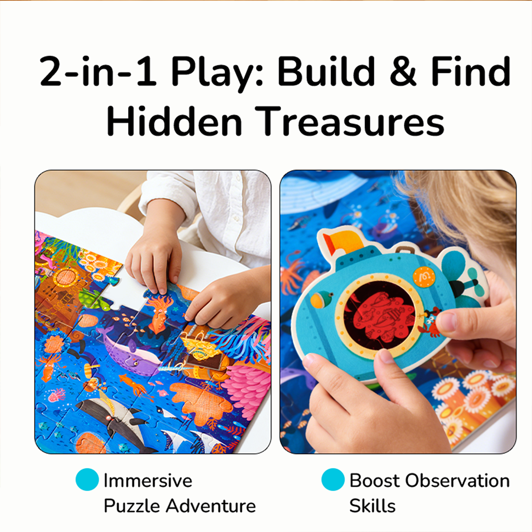 Mystery Reveal Puzzle - Ocean Secrets 35PCS