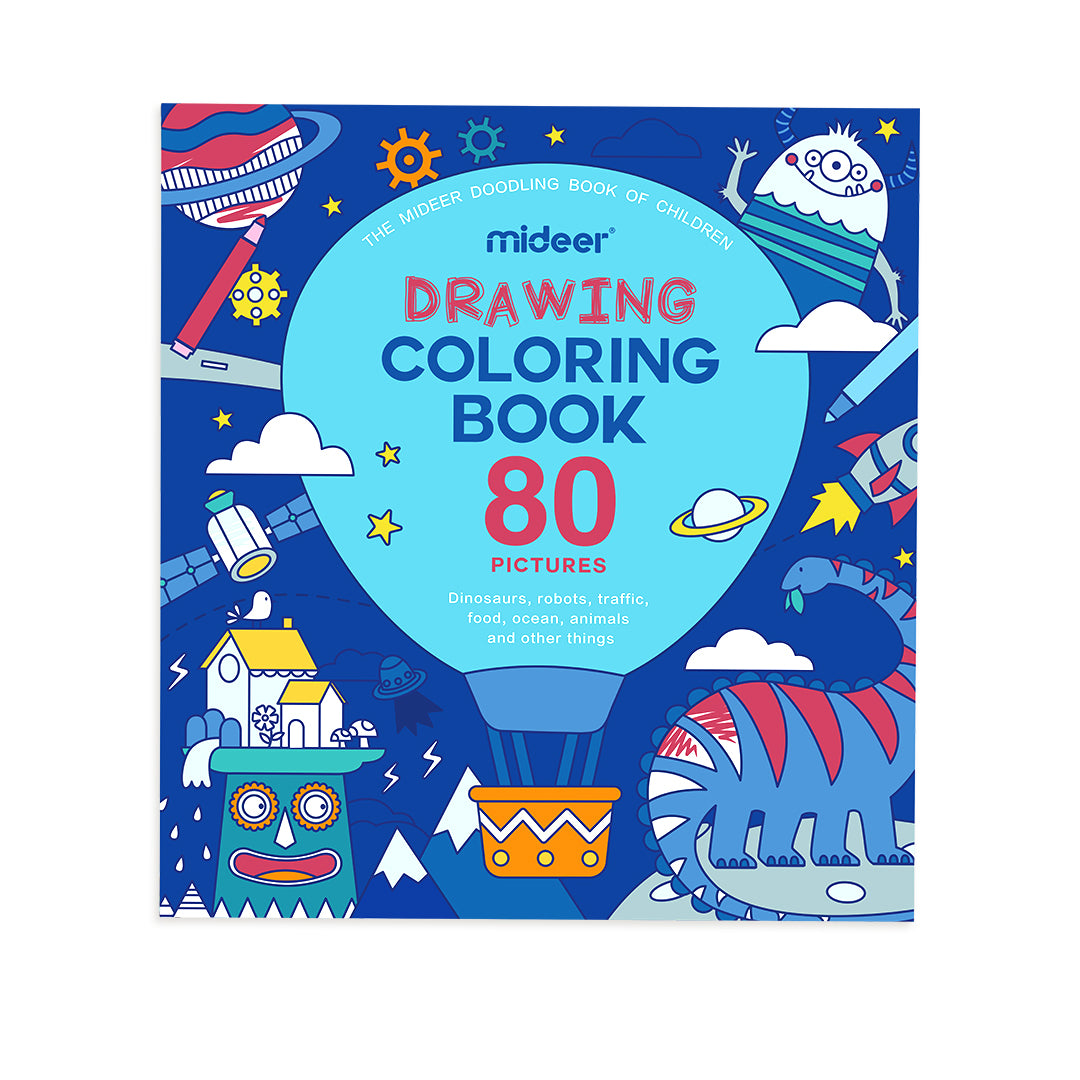 Drawing Coloring Book Blue