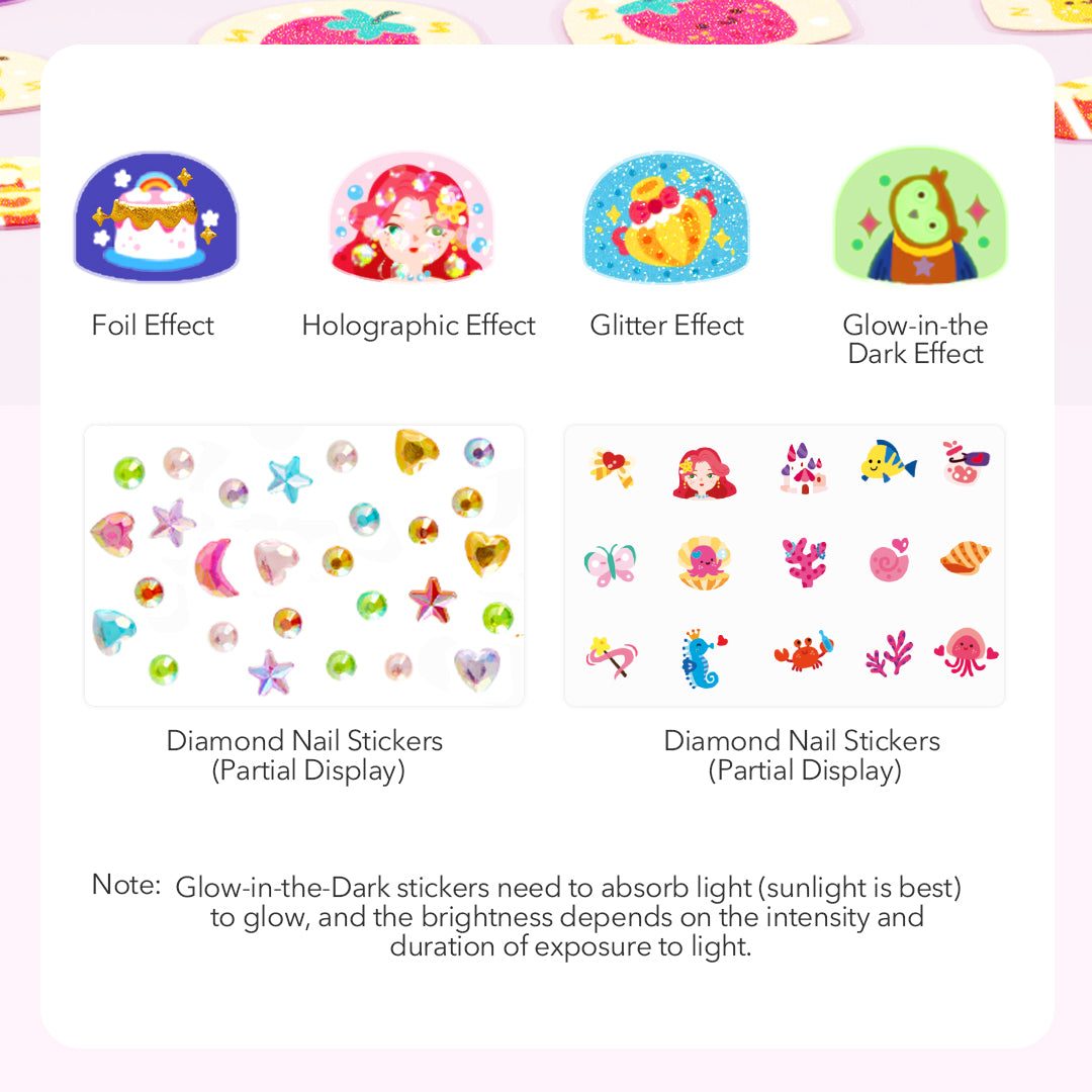 Fashion Nail Stickers: Dessert Party 300P