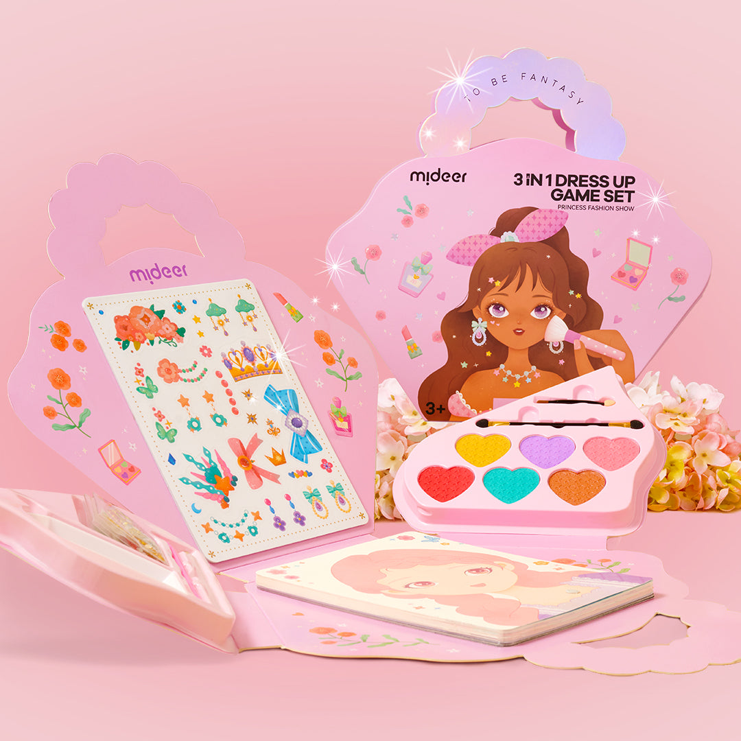 3-in-1 Dress Up Game Set: Princess Fashion Show 3-in-1 Dress Up Game Set: Princess Fashion Show