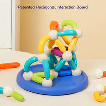 Mideer Rainbow Magnetic Building Stick 60P main image 0