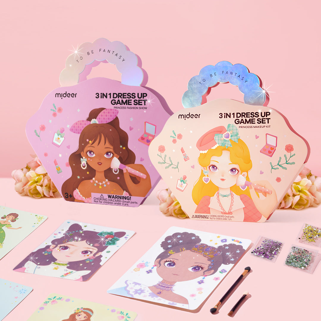 3-in-1 Dress Up Game Set: Princess Fashion Show 3-in-1 Dress Up Game Set: Princess Fashion Show