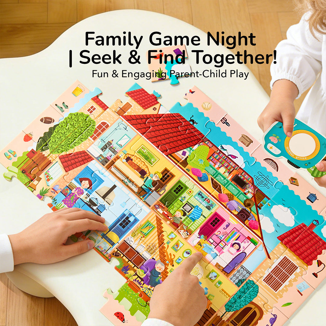 Build &amp; Seek Puzzle - Space Treasure Hunt 42PCS