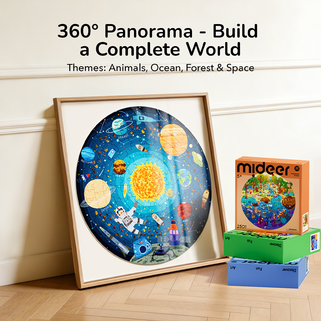 Panoramic Puzzle - A Day in the Forest 150PCS – mideerart Panoramic Puzzle - A Day in the Forest 150PCS – mideerart