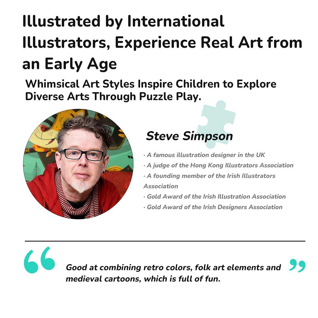 Shaped Artist Puzzle - Elephant Dream 280PCS