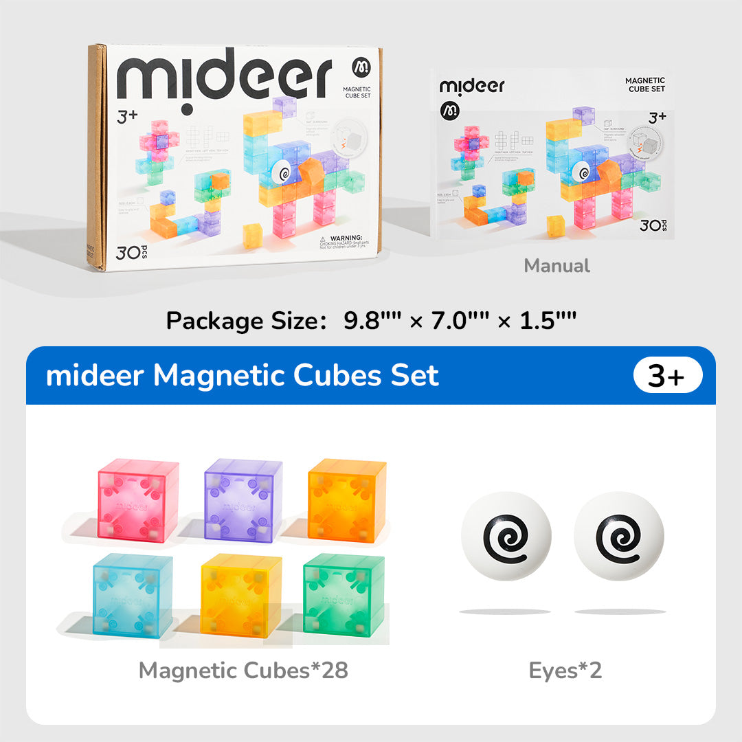 3D Magnetic Cubes Set
