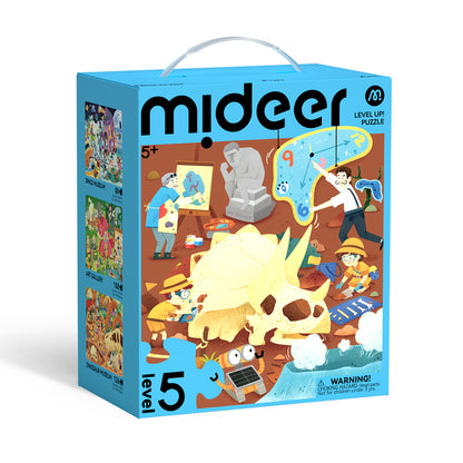 Level Up! Puzzles with Storage Bag - Level 5: Wonderful Museums 88P-126P