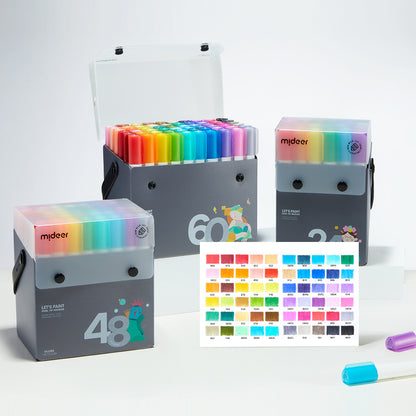 Translucent Dual Tip Marker 60 Colors