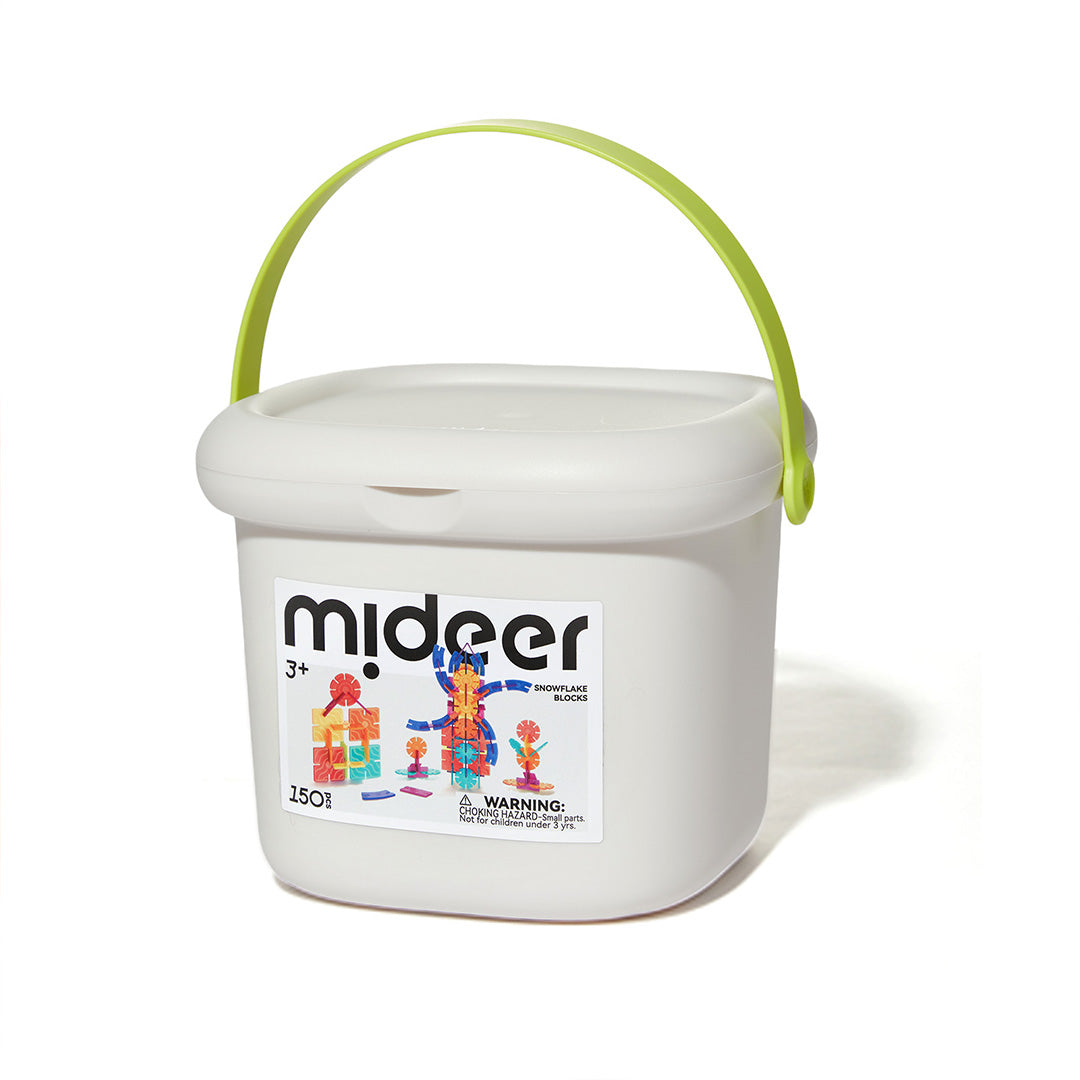 Translucent Color Snowflake Blocks-150pcs