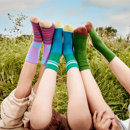 Calcetines para niños inspirados en la naturaleza