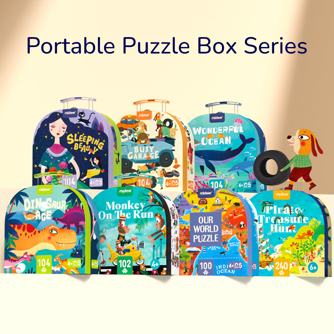 Portable Puzzle Box: Dinosaur Age 104P