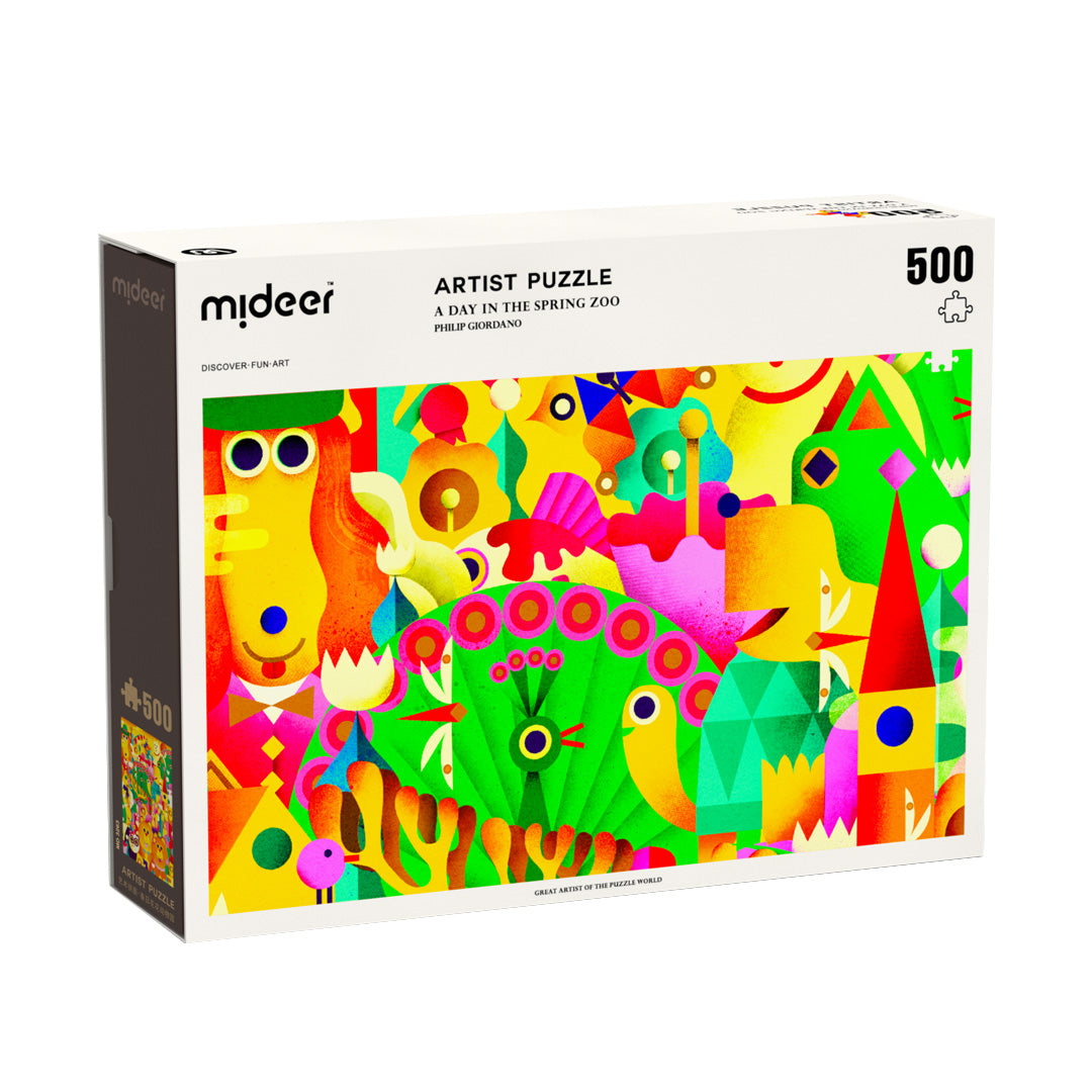 Artist Puzzle: A Day In The Spring Zoo 500p