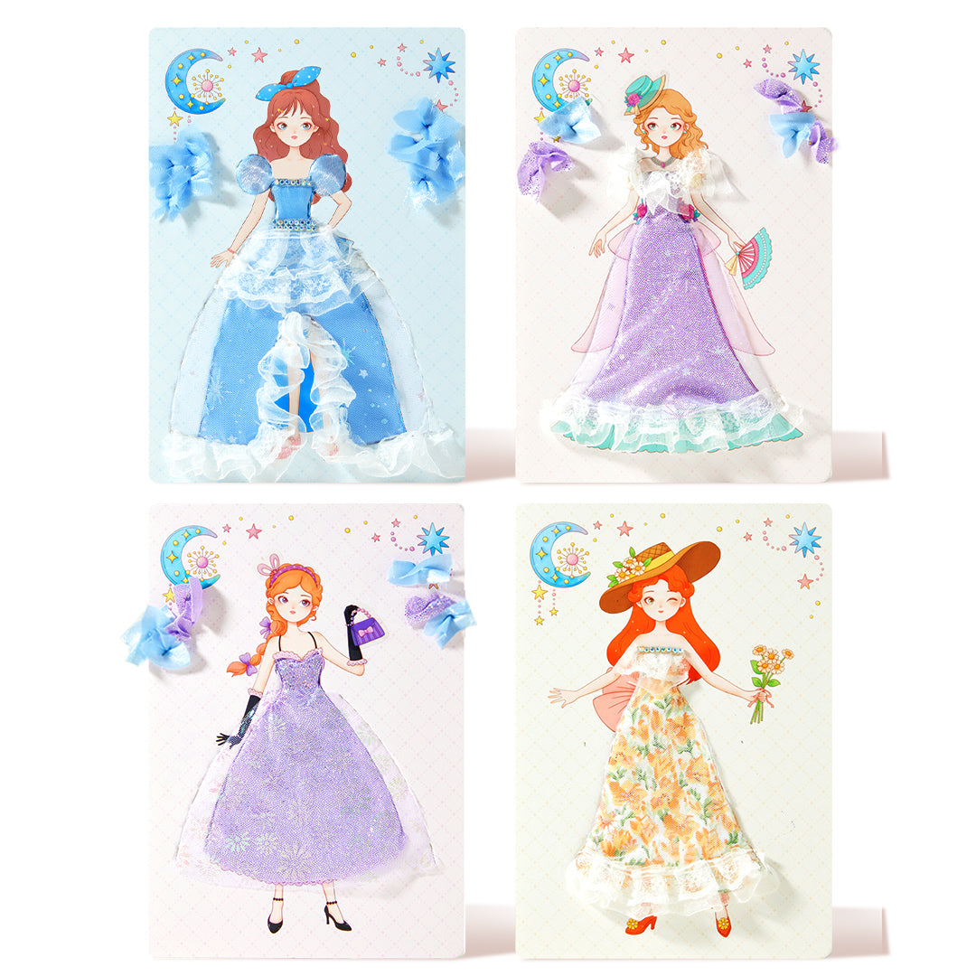 Poke-in Dress-Up Set: Princess Evening Gown