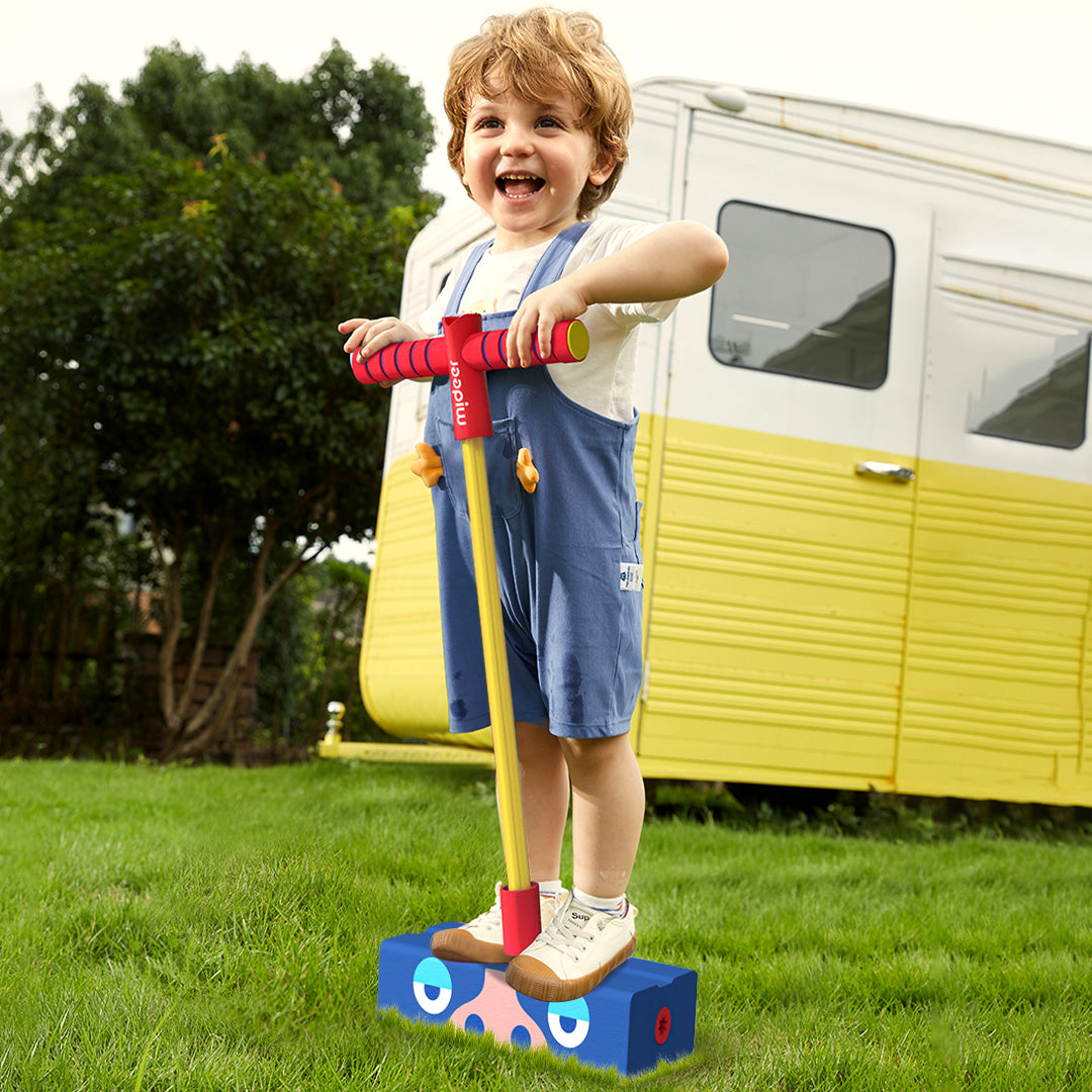 Blue Hippo Hopper Jump Toy Fun Safe Outdoor Toy for Kids