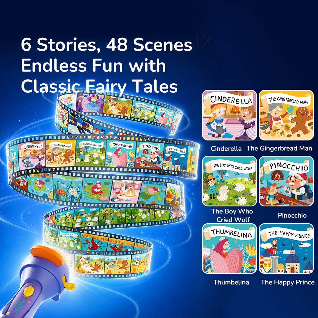 2-in-1 Storybook Projector &amp; Flashlight