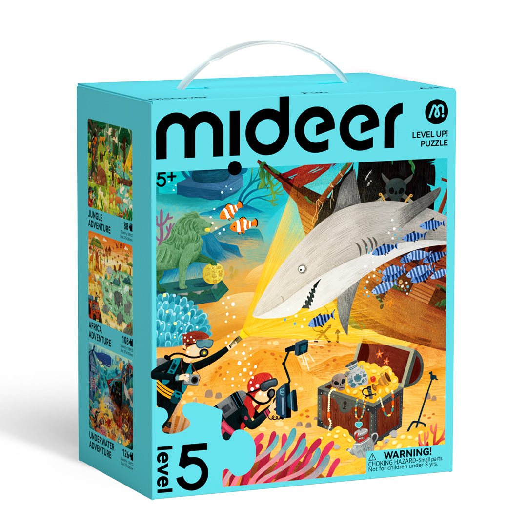 Level Up! Puzzles with Storage Bag - Level 5: Wonderful Adventure 88P-126P