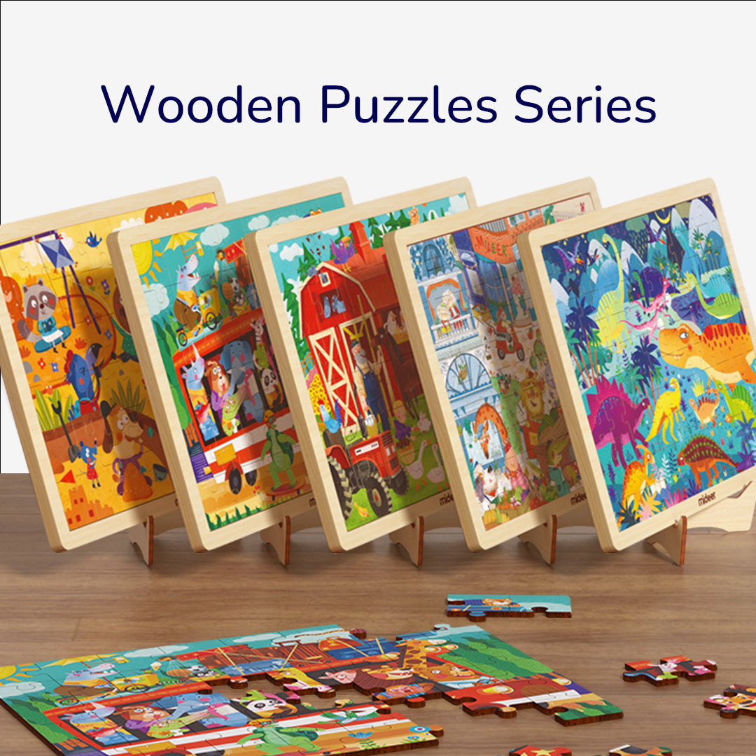 Wooden Puzzle: Dinosaur Family 48P
