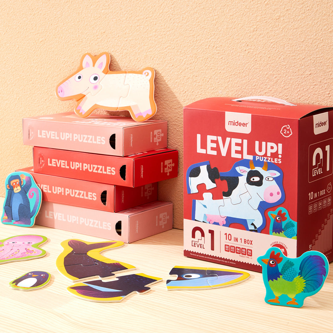Level Up! Puzzles - Level 1: Animals 2P-6P