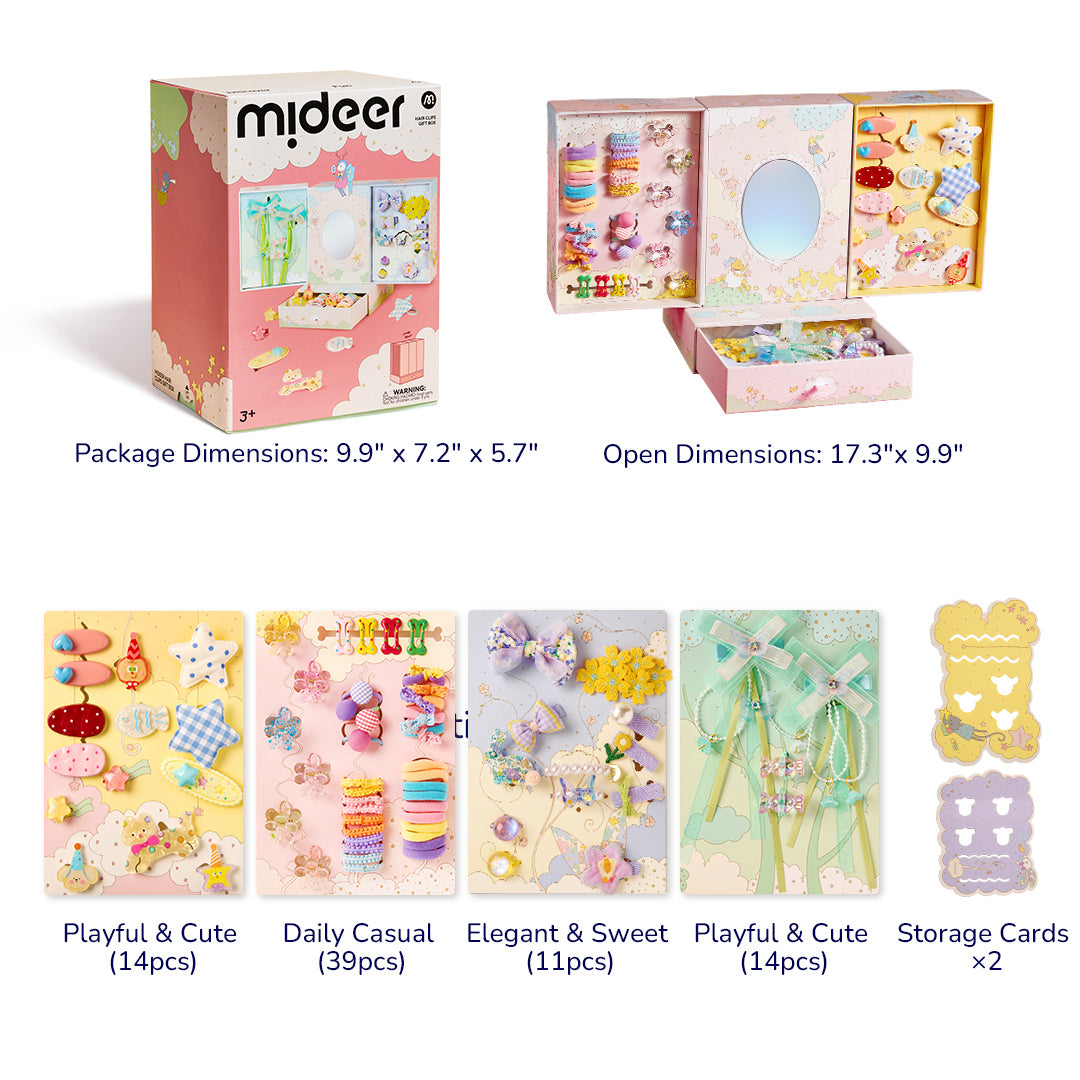 Hair Clips Gift Box – Starlit Charm – mideerart