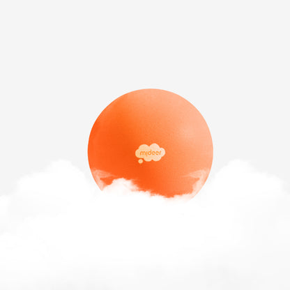 Quiet Fluffy Ball: Tropical Orange 7.09&quot; Diameter