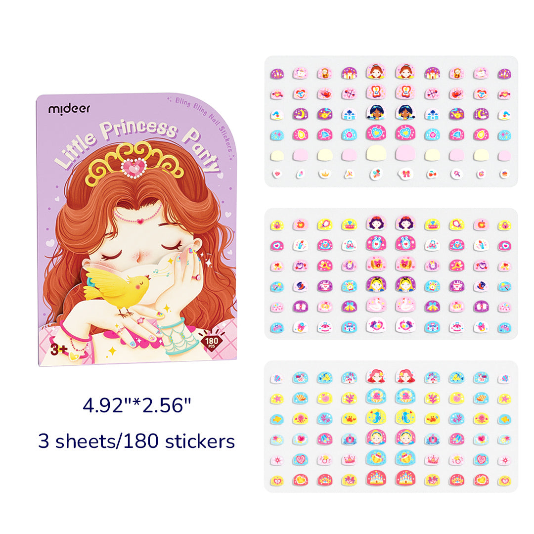 Bling Bling Nail Stickers: Little Princess Party