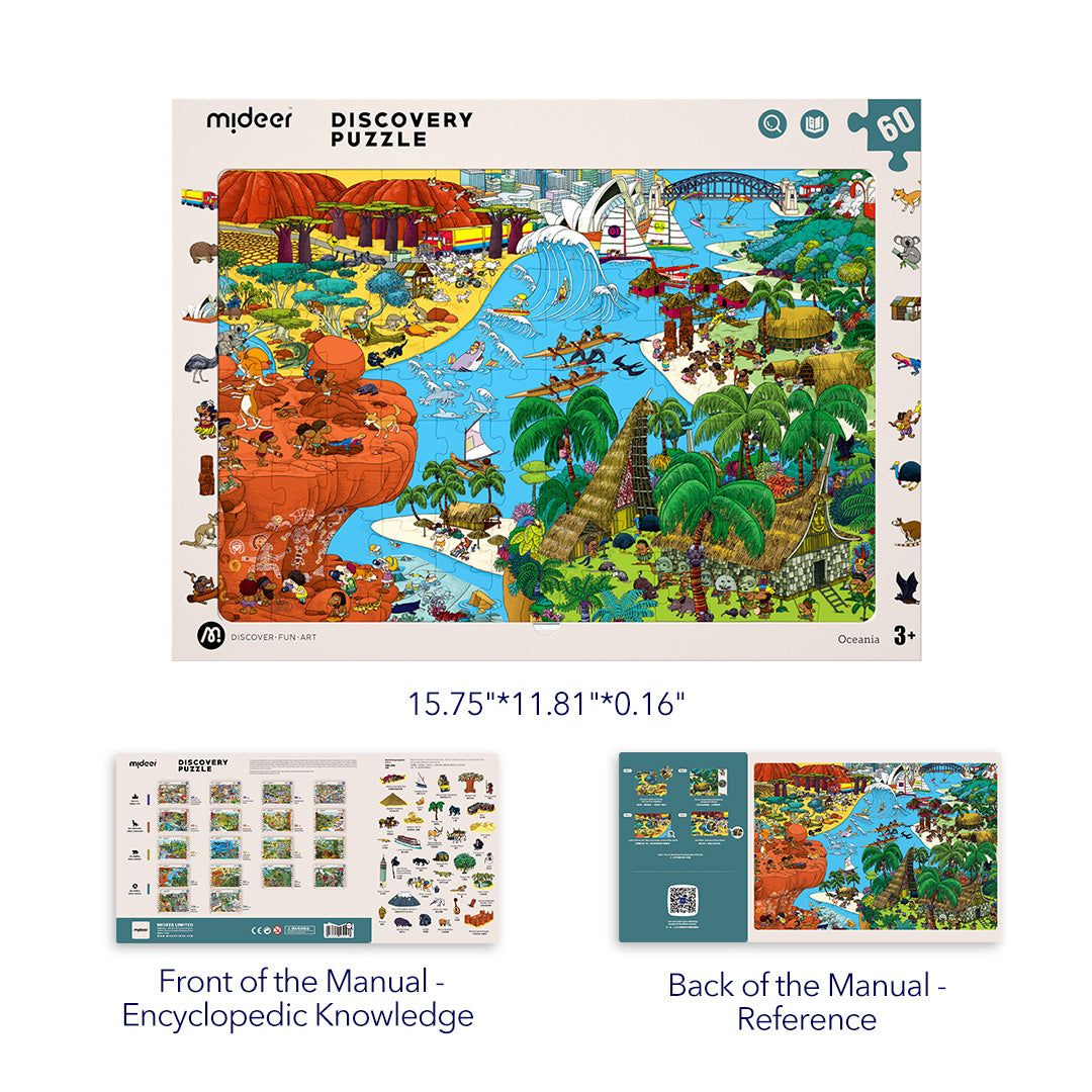 Discovery Puzzle Big World Small World: Oceania 60P