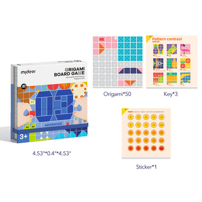 Origami Broad Game Versatile Geometry Papercraft: Advanced